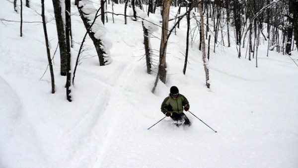 Knee-deep snow can be found in the Midwest this season.  I just can't tell you where *exactly* that is.  Go and find it yourself