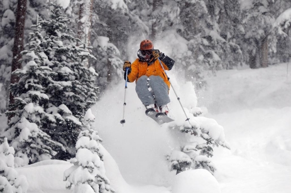 Red Lodge sees the deepest snows of the season in spring when you can get a ski and stay deal.