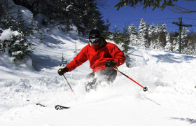 Tons of snow at Snowshoe.