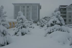Lots of snow at Snowshoe.