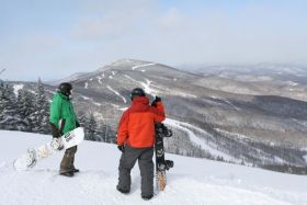 Killington's rolling terrain, ready for Presidents Week.