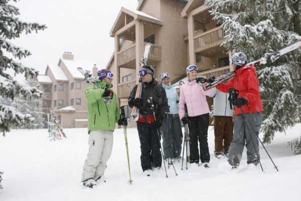 A group of friends at Holiday Valley.