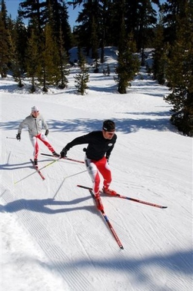 Take to the trails of the Mt. Bachelor Nordic Center.