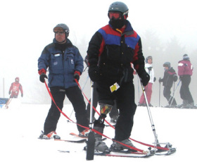 Challenged Athletes of West Virginia works with the Wounded Warrior Project to put veterans on the snow at Snowshoe.