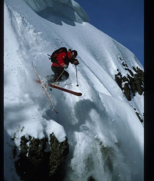 Competitors in Headwaters Runoff pluck routes down Moonlight's most difficult terrain.