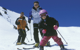 Be patient with your kids after their lesson, and don't take them on terrain that is too difficult for them to handle.
