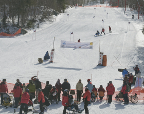 Eastern Townships Disabled Skiers Foundation race at Owl's Head.
