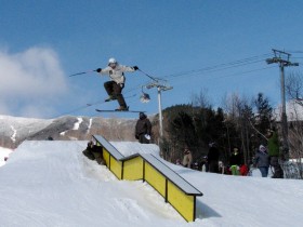 Air time at Whiteface.