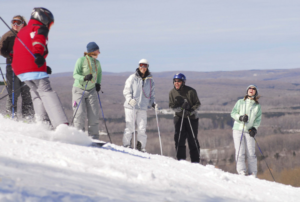 Spring skiing and riding at Nubs Nob is great.