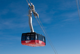 Jackson's new tram will run for summer sightseeing. 