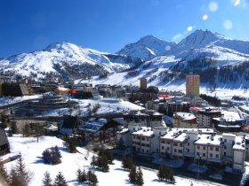 Sestriere in the Piedmonte ski region