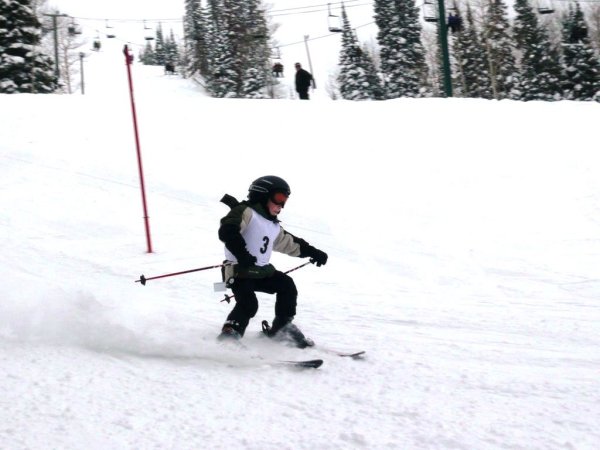 Get the groms skiing at Powder.