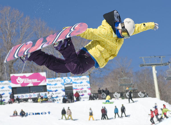 Linn Haug does a method on her backside wall. Photo by Roger Leo.