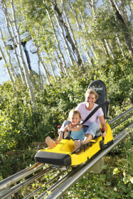 Ride Park City's latest attraction- The Alpine Coaster. Photo by Dan Campbell.