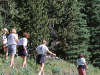 Hiking starts in the spring in the Gallatin around Big Sky.
