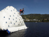 Jump in the water at Tremblant.