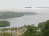 Sweeping panorama from the highest peak in the Laurentians.