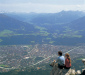 Overlooking Innsbruck, Austria. Photo courtesy of TVB Innsbruck Zimmermann.