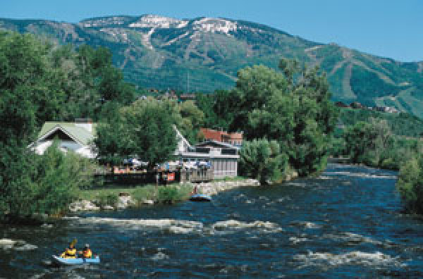Rafting on the Yampa River. Photo by David Theimann.