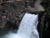 Rainbow Falls near Devil's Postpile drops over 100 feet.