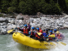 Whitewater rafting cools you off in the hot summer.