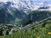 The funicular railway at Muerren-Allmendhubel. Photo by swiss-image.ch/Jost von Allmen.