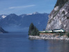 The Whistler Mountaineer tours Howe Sound to Whistler. 