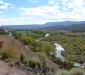 The Rio Chama, northwest of Taos, is a major tributary of the Rio Grande.