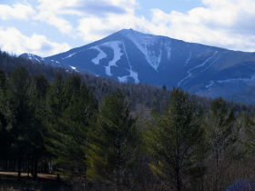 Whiteface Mountain is an imposing sight from any angle.