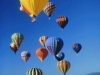 Hot air balloons fill the sky over the Yampa Valley.