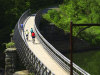 The scenic Greenbrier River Trail follows the river for miles of beautiful biking.