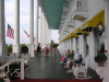 The world's longest front porch at the Grand Hotel on Mackinac Island.