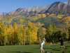 Enjoy golf in the mountains of Telluride.