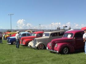 AP Gunnison Car Show. Hotrod Lineup by Alysia Pearcy