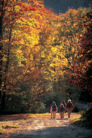 Hiking in the fall