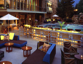 Sky Hotel pool area