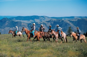 The South Thompson Inn is a Kentucky-style equestrian inn with western flair. Photo courtesy of BC Tourism. 