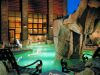 Relax by the Snake River Lodge's indoor/outdoor pool after your spa treatment