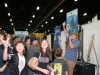 Visitors to Silicon Valley Snowbomb crowding around the Northstar/Sierra booth for a contest.