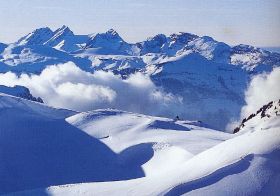 Snow-covered Alps