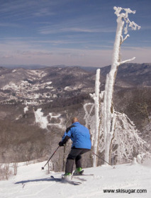 View from the top of Sugar Mt. 