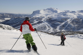 Skiing in Hemsedale, Norway