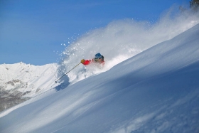 Catching Gold Hill powder at Telluride.