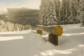The K2 Organic Terrain Park offers natural features.