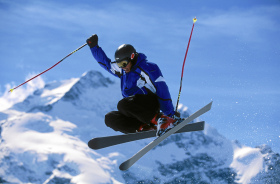 Ski at the Mont Blanc, France