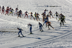 Skiing in Autrans, France