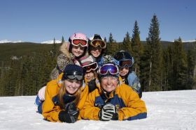 Winter Park kids take a lesson.