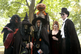 Witches gather for Witch's Woods, Nashoba's premier halloween haunting.