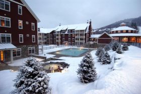Sugarbush, Vermont outdoor swimming pool.