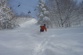 You can always find lots of powder on Michigan slopes and trails.